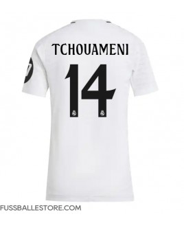 Günstige Real Madrid Aurelien Tchouameni #14 Heimtrikot Damen 2024-25 Kurzarm